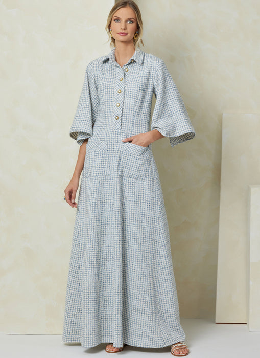 Vogue Sewing Pattern 2083 Polo Collar Dress from Jaycotts Sewing Supplies