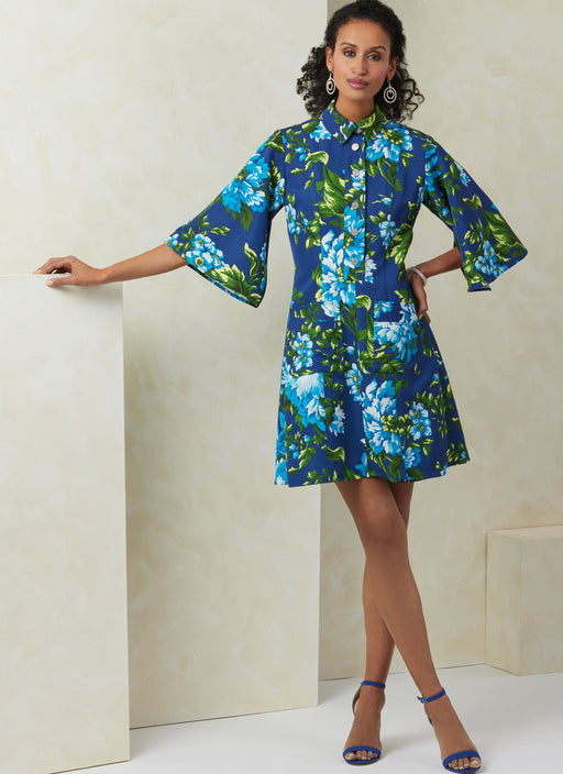 Vogue Sewing Pattern 2083 Polo Collar Dress from Jaycotts Sewing Supplies