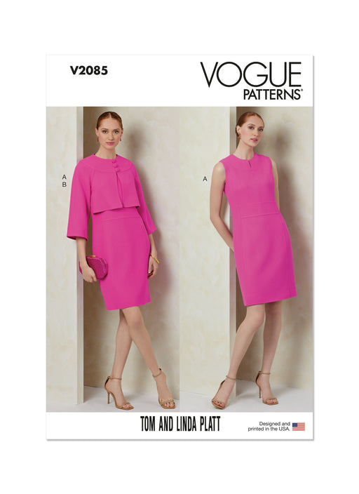 Vogue Sewing Pattern 2085 Dress and Jacket by Tom And Linda Platt from Jaycotts Sewing Supplies