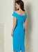 Vogue Sewing Pattern 2086 Off-the shoulder sheath Dress by Badgley Mischka from Jaycotts Sewing Supplies