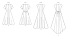 Vogue Sewing Pattern 2087 Special occasion dresses from Jaycotts Sewing Supplies