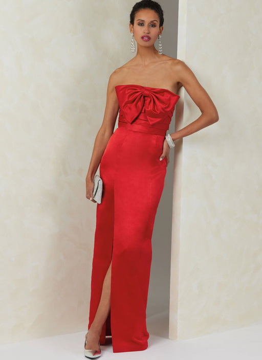 Vogue Sewing Pattern 2088 Strapless Dress and Overskirt from Jaycotts Sewing Supplies