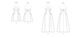 Vogue Sewing Pattern 2089 Strapless Dress in Two Lengths from Jaycotts Sewing Supplies