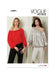 Vogue Sewing Pattern 2091 Bubble Top from Jaycotts Sewing Supplies