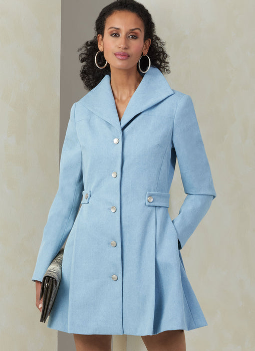 Vogue Sewing Pattern 2092 Retro Coats from Jaycotts Sewing Supplies