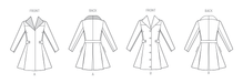 Vogue Sewing Pattern 2092 Retro Coats from Jaycotts Sewing Supplies