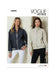Vogue Sewing Pattern 2093 Loose fit Jackets from Jaycotts Sewing Supplies