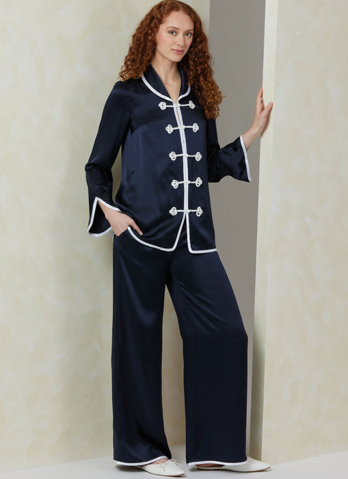 Vogue Sewing Pattern 2099 Pjamas from Jaycotts Sewing Supplies
