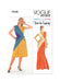 Vogue Sewing Pattern 2100 1980's Knit Dress by Diane Von Furstenberg from Jaycotts Sewing Supplies