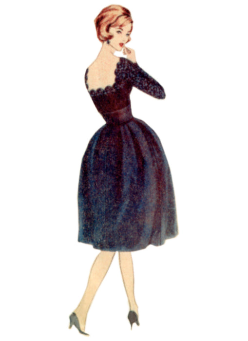 Vogue Sewing Pattern 2101 Vintage 1950's Dress with Belt and Sash from Jaycotts Sewing Supplies