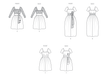 Vogue Sewing Pattern 2101 Vintage 1950's Dress with Belt and Sash from Jaycotts Sewing Supplies