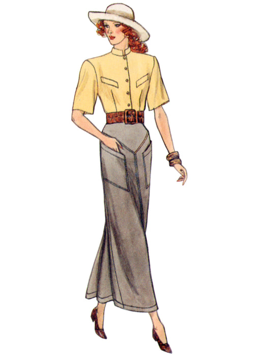 Vogue Sewing Pattern 2102 Vintage 1980's Skirts from Jaycotts Sewing Supplies