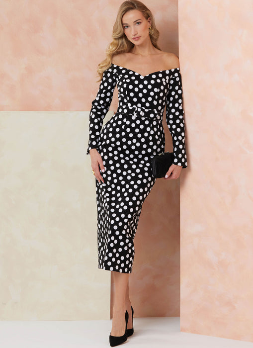 Vogue sewing pattern 2105 Sheath Dress with Petite Lines from Jaycotts Sewing Supplies