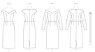Vogue sewing pattern 2105 Sheath Dress with Petite Lines from Jaycotts Sewing Supplies