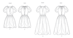 Vogue sewing pattern 2106 Fitted dress with bubble hem from Jaycotts Sewing Supplies