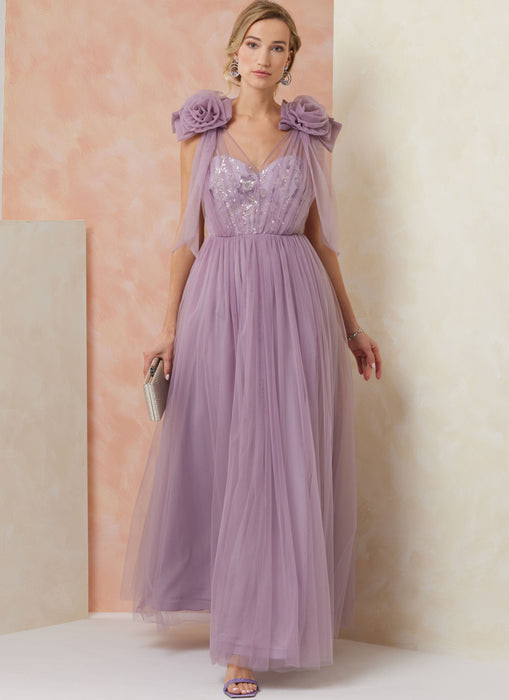 Vogue sewing pattern 2108 Floor length dress by  Badgley Mischka from Jaycotts Sewing Supplies
