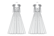 Vogue sewing pattern 2108 Floor length dress by  Badgley Mischka from Jaycotts Sewing Supplies