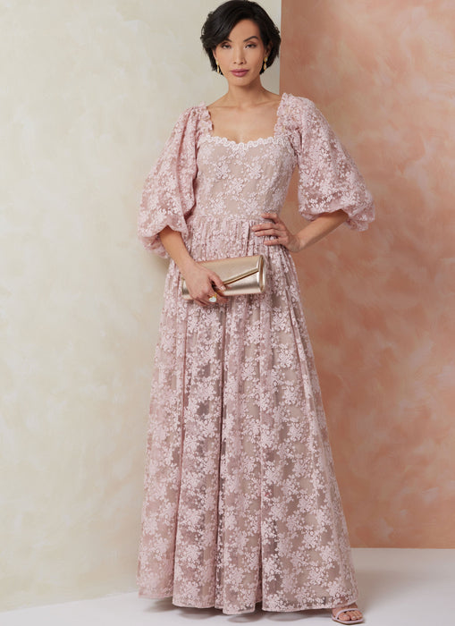 Vogue sewing pattern 2109 Misses' Gown in Two Lengths from Jaycotts Sewing Supplies