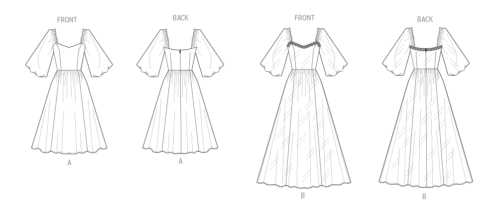 Vogue sewing pattern 2109 Misses' Gown in Two Lengths from Jaycotts Sewing Supplies