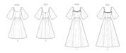 Vogue sewing pattern 2109 Misses' Gown in Two Lengths from Jaycotts Sewing Supplies