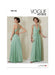Vogue sewing pattern 2110 Draped halter style Gown from Jaycotts Sewing Supplies