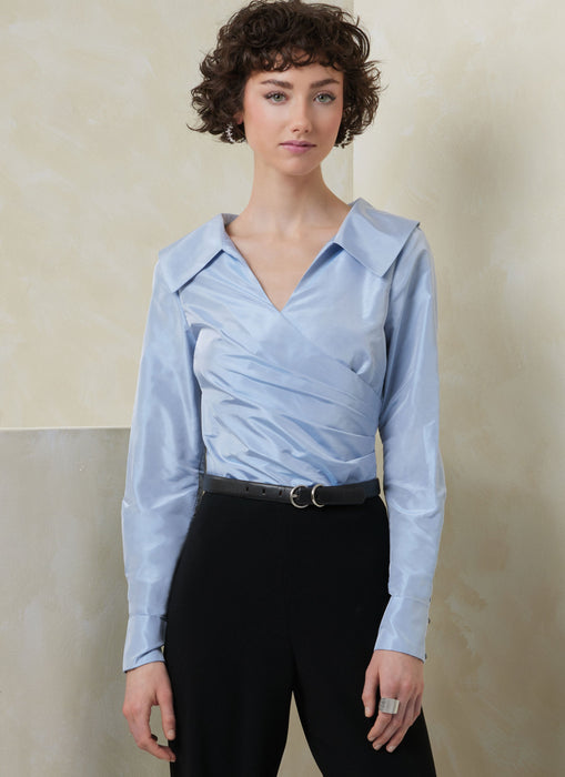 Vogue sewing pattern 2113 Fitted, V-neck tops from Jaycotts Sewing Supplies