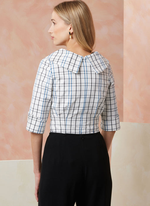Vogue sewing pattern 2113 Fitted, V-neck tops from Jaycotts Sewing Supplies