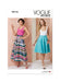 Vogue sewing pattern 2116 Peplum Skirt from Jaycotts Sewing Supplies