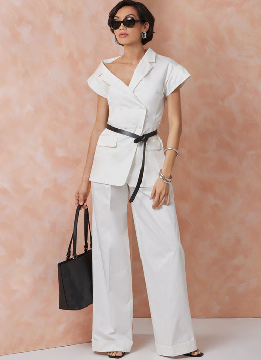 Vogue sewing pattern 2117 Jacket and Trousers from Jaycotts Sewing Supplies