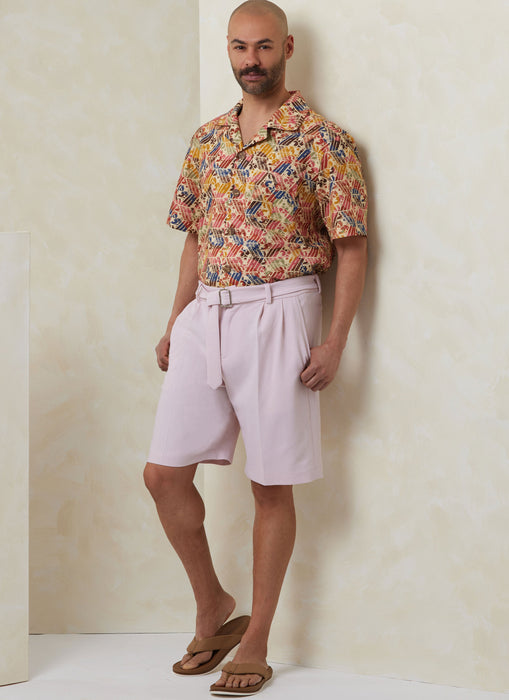 Vogue sewing pattern 2120 Men's Slouchy fit shirt from Jaycotts Sewing Supplies