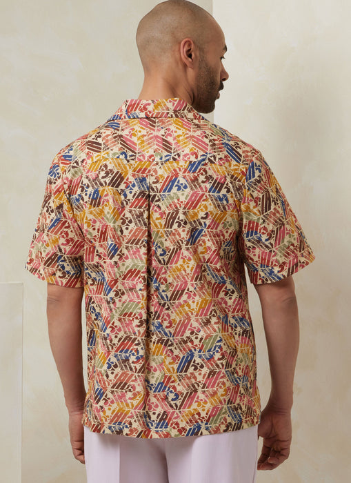 Vogue sewing pattern 2120 Men's Slouchy fit shirt from Jaycotts Sewing Supplies