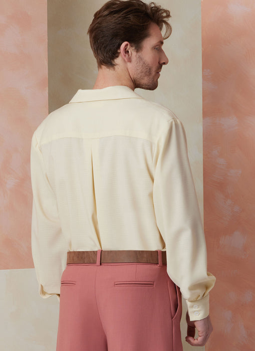 Vogue sewing pattern 2120 Men's Slouchy fit shirt from Jaycotts Sewing Supplies