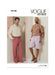 Vogue sewing pattern 2120 Men's Slouchy fit shirt from Jaycotts Sewing Supplies