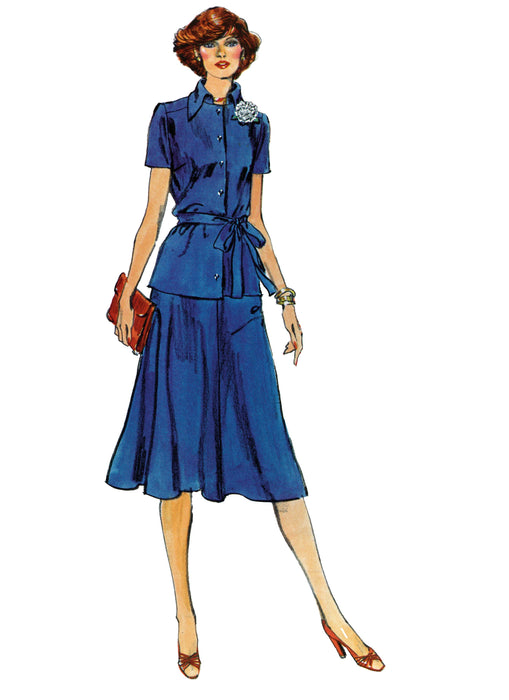 Vogue pattern 2122 1970's Jacket, Skirt and Top by Diane von Furstenberg from Jaycotts Sewing Supplies