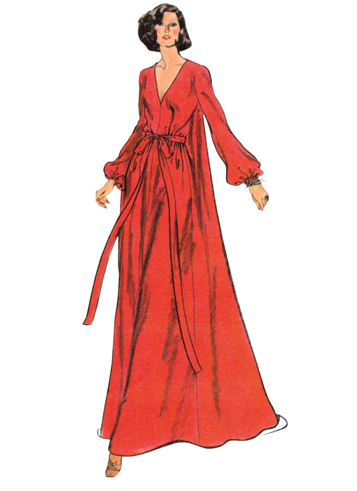 Vogue sewing pattern 2124 1970's Loungewear from Jaycotts Sewing Supplies