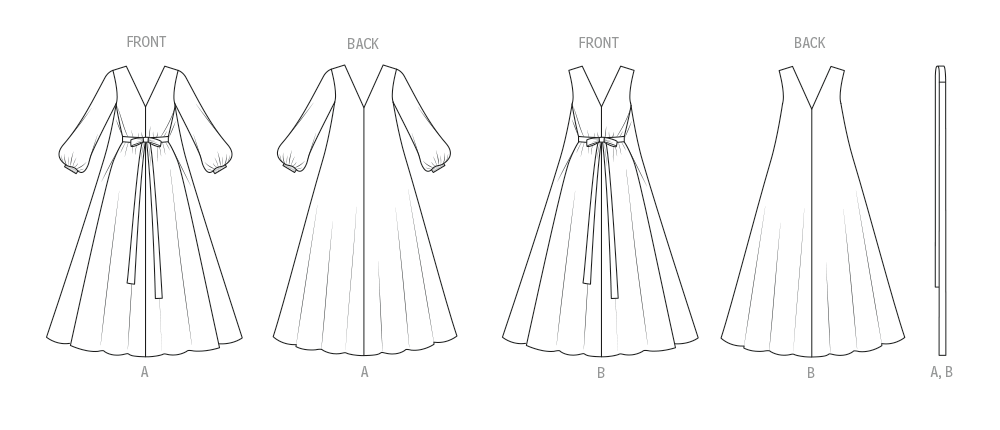 Vogue sewing pattern 2124 1970's Loungewear from Jaycotts Sewing Supplies