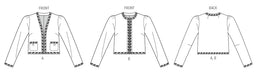 Vogue Patterns 2160 Misses' Jacket with Neckline and Pocket Variation from Jaycotts Sewing Supplies