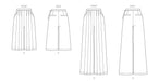 Vogue Patterns 2161 Misses' Pleated High Waist Trousers in Two Lengths from Jaycotts Sewing Supplies
