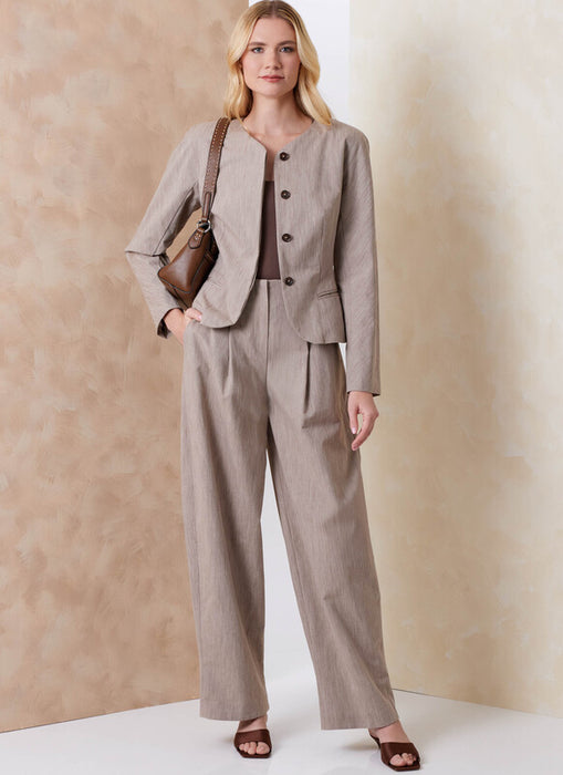 Vogue Patterns 2166 Misses' Jacket and Pants from Jaycotts Sewing Supplies