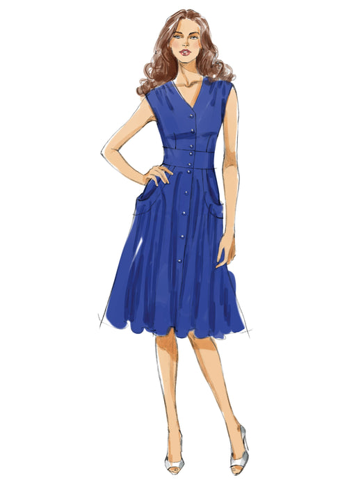 Vogue Pattern 8577 Misses' Dress | Very Easy from Jaycotts Sewing Supplies