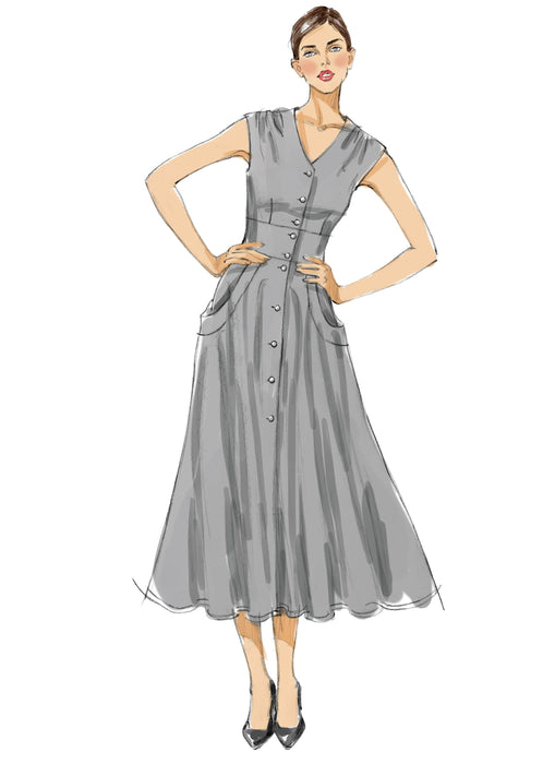 Vogue Pattern 8577 Misses' Dress | Very Easy from Jaycotts Sewing Supplies