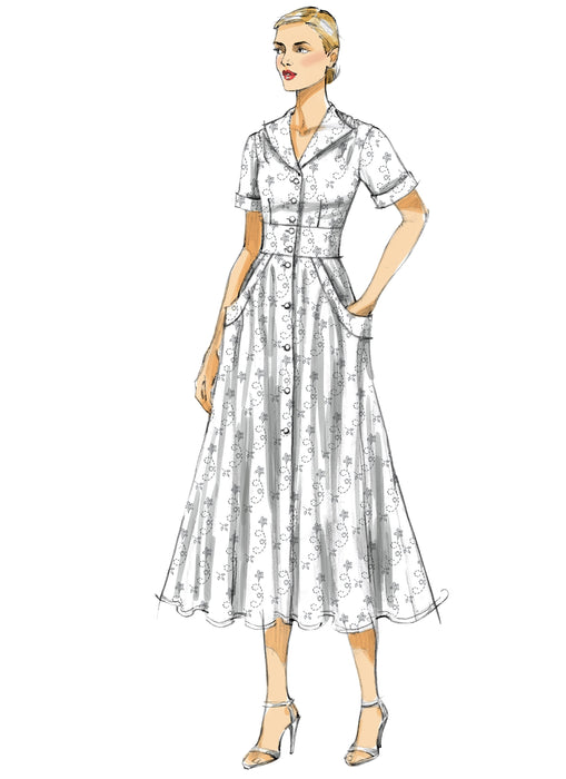Vogue Pattern 8577 Misses' Dress | Very Easy from Jaycotts Sewing Supplies