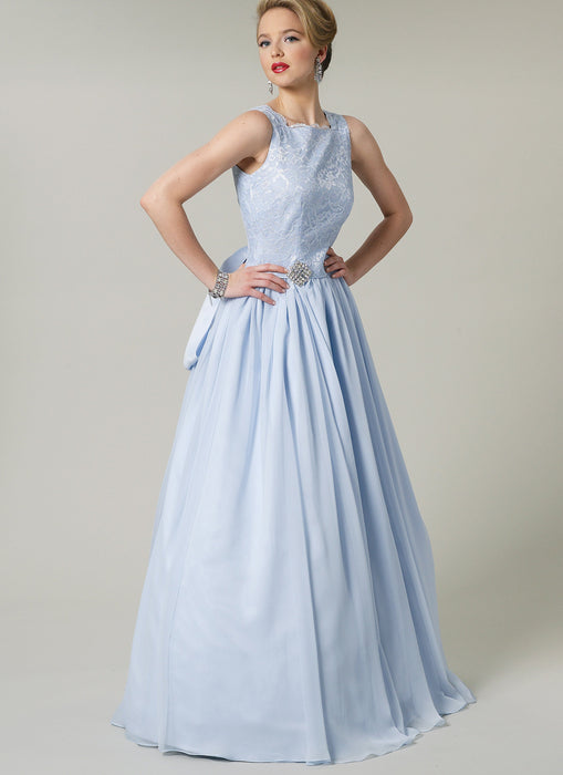 Vogue Pattern 8729  Vintage 1950's Wedding Dress and Underskirt from Jaycotts Sewing Supplies