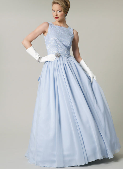 Vogue Pattern 8729  Vintage 1950's Wedding Dress and Underskirt from Jaycotts Sewing Supplies