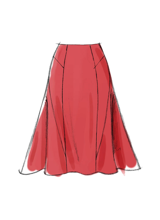 Vogue Pattern 8750 Misses' Skirt | Easy from Jaycotts Sewing Supplies