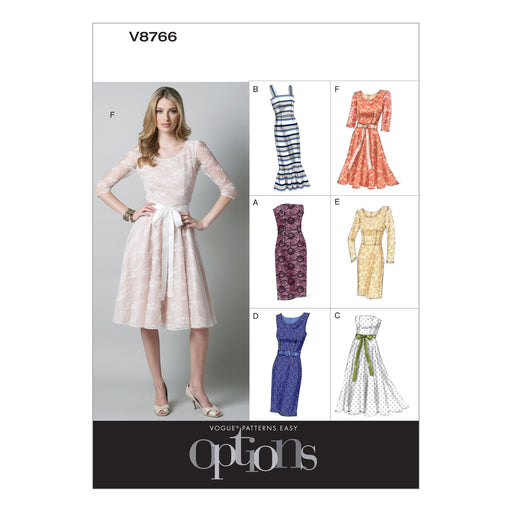 Vogue Pattern 8766 Misses' Petite Dress | Easy from Jaycotts Sewing Supplies