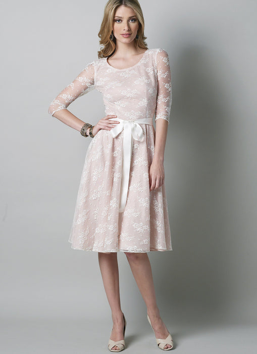 Vogue Pattern 8766 Misses' Petite Dress | Easy from Jaycotts Sewing Supplies