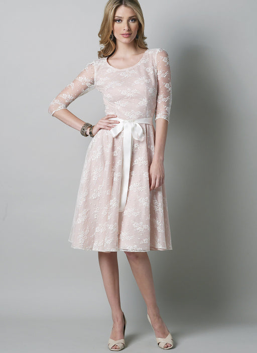 Vogue Pattern 8766 Misses' Petite Dress | Easy from Jaycotts Sewing Supplies