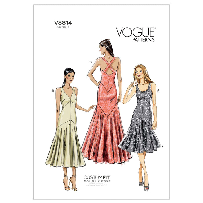 Vogue Pattern 8814 Misses' Dress Pattern | Easy from Jaycotts Sewing Supplies