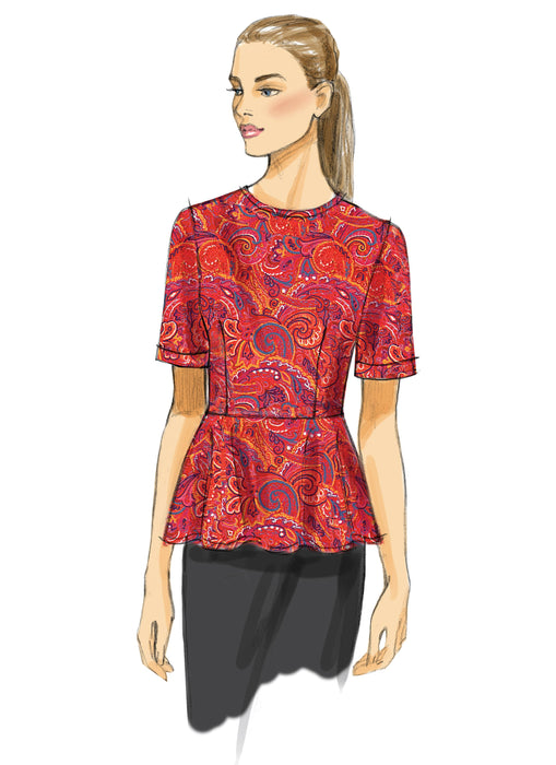 Vogue Pattern 8815  Misses' Top | Very Easy from Jaycotts Sewing Supplies